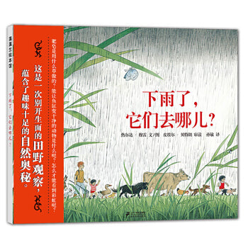 下雨了，它们去哪儿？It's raining, where are they going?